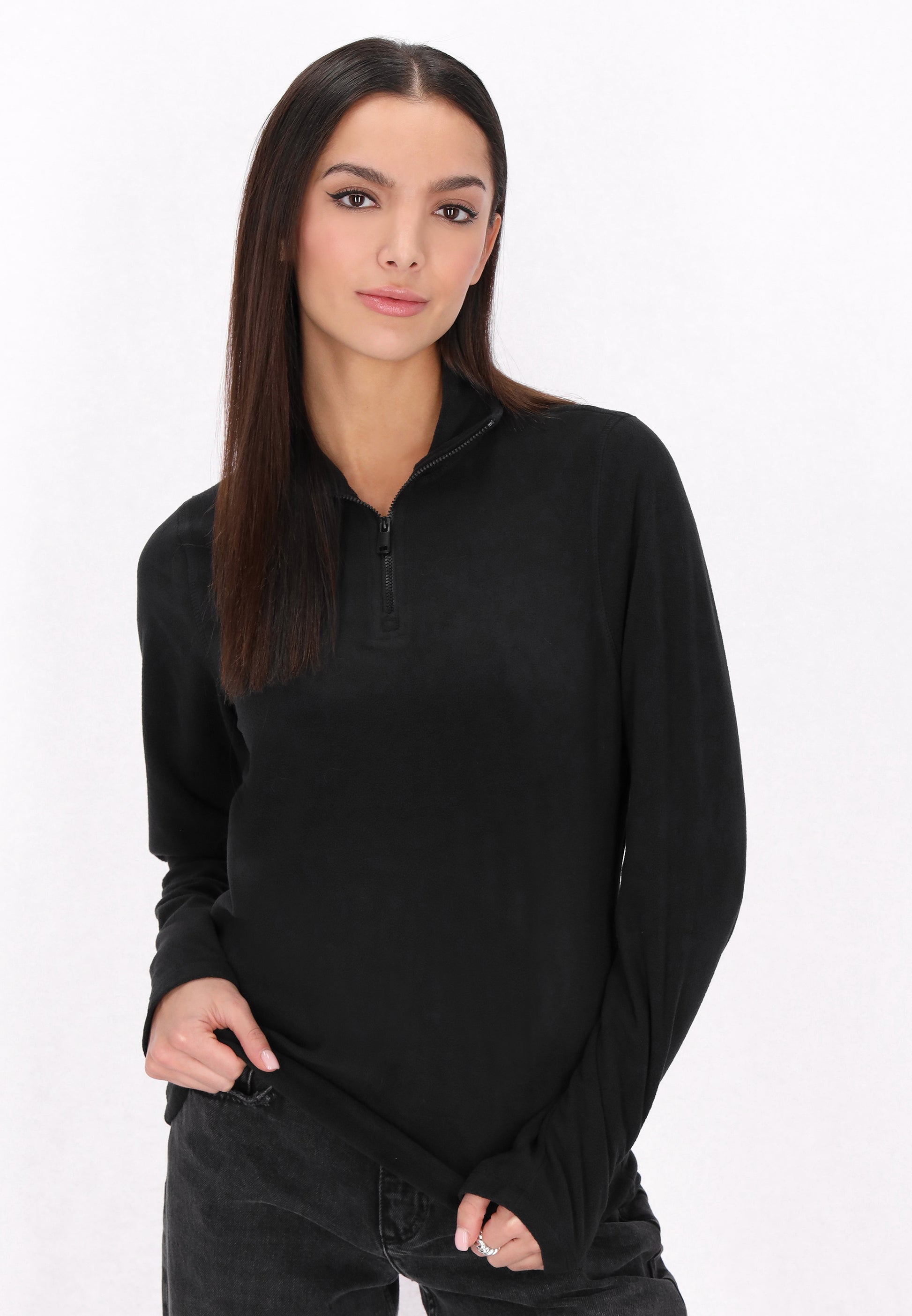 myMo ROCKS Damen Fleece-Pullover