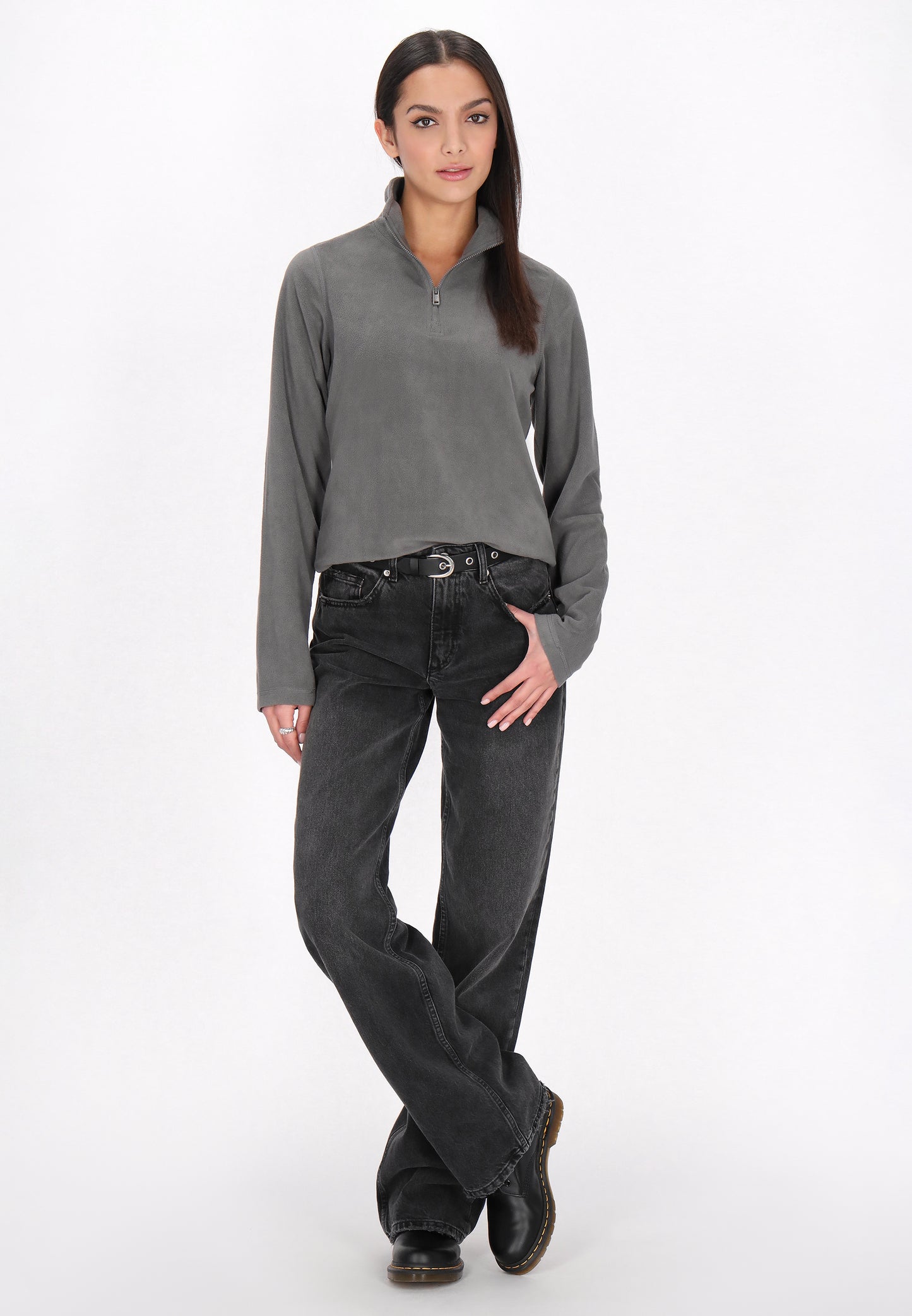 myMo ROCKS Damen Fleece-Pullover