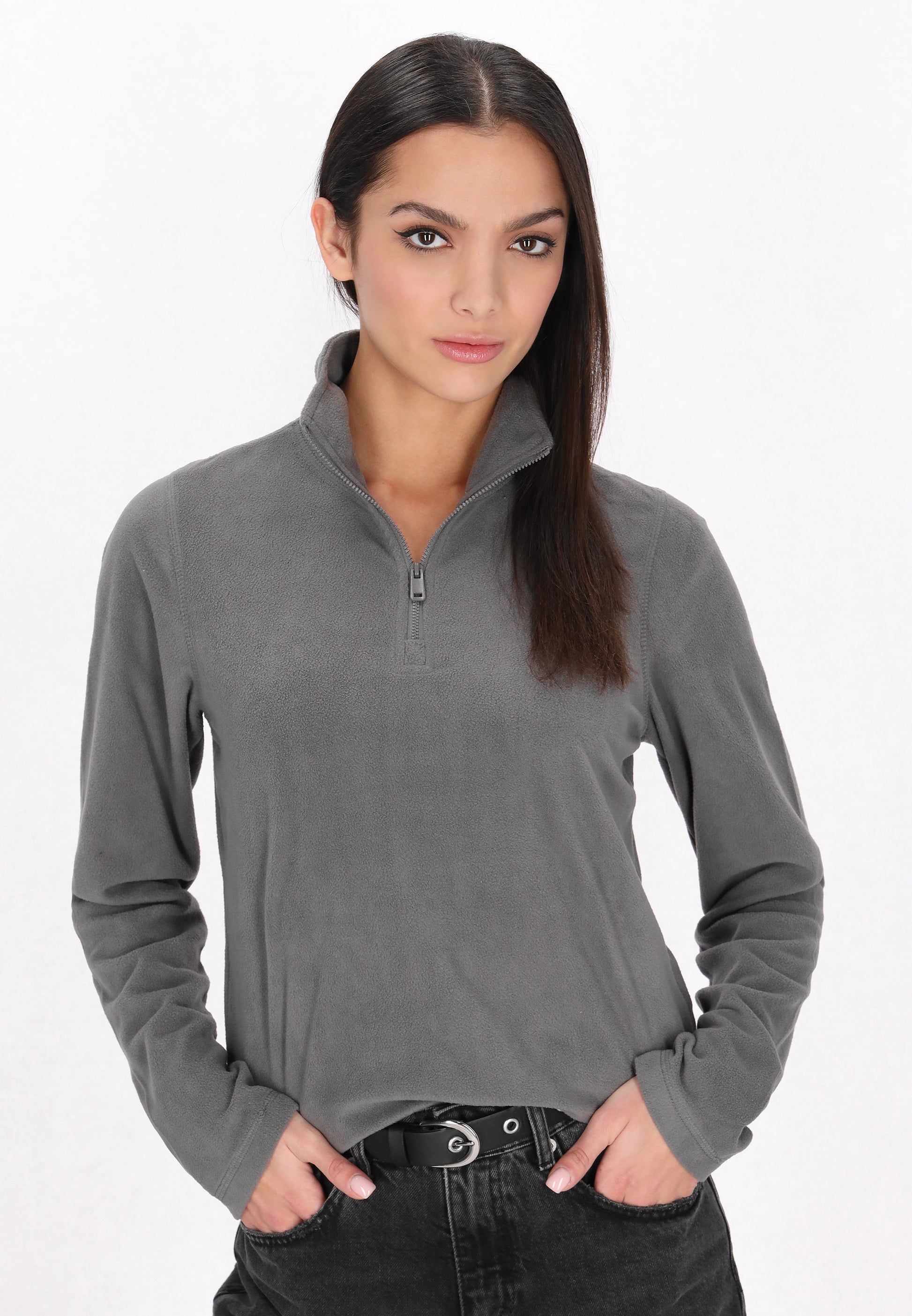 myMo ROCKS Damen Fleece-Pullover