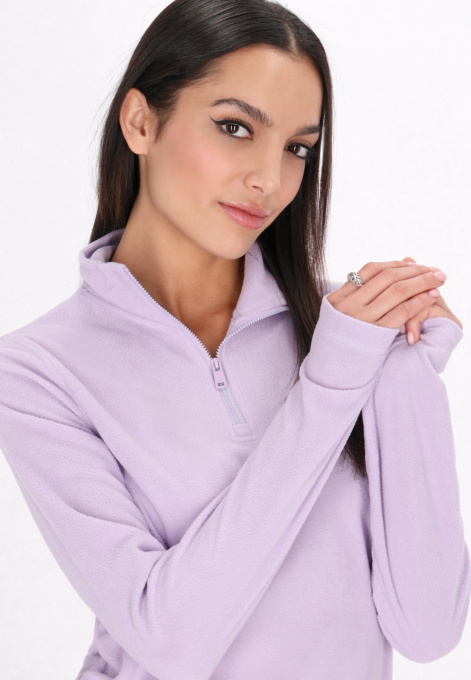 myMo ROCKS Damen Fleece-Pullover