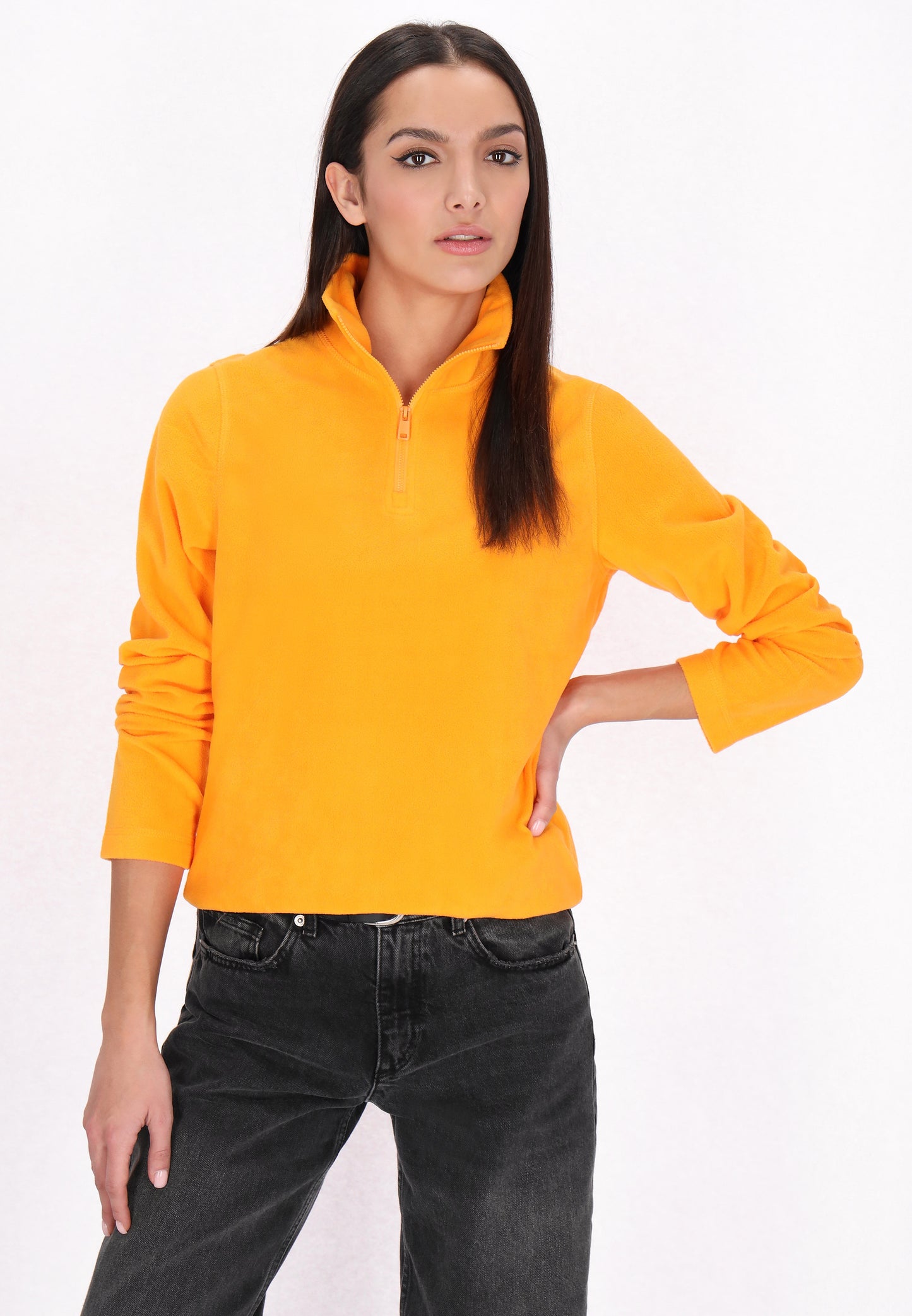 myMo ROCKS Damen Fleece-Pullover