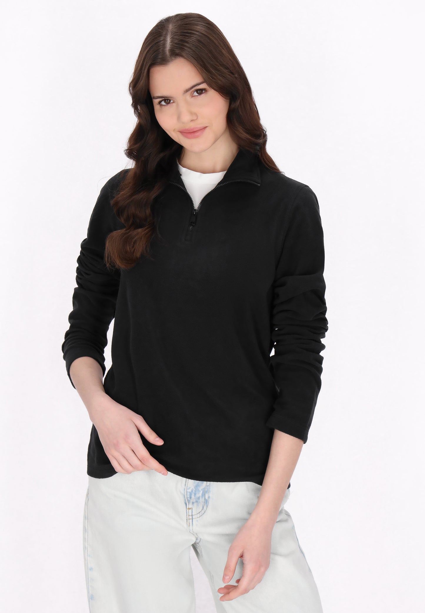 myMo Damen Fleecepullover