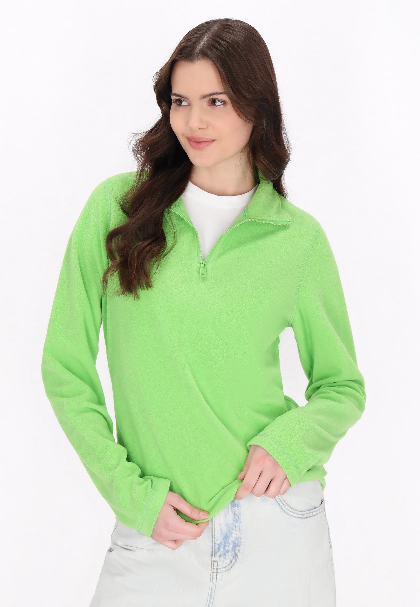 myMo Damen Fleecepullover