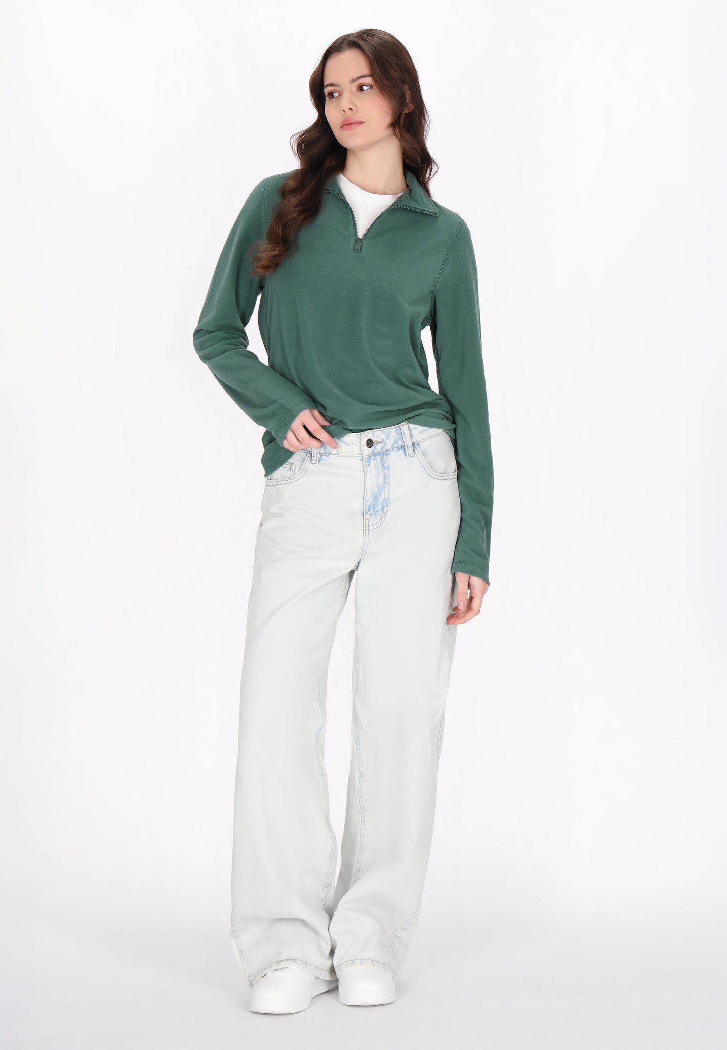 myMo Damen Fleecepullover