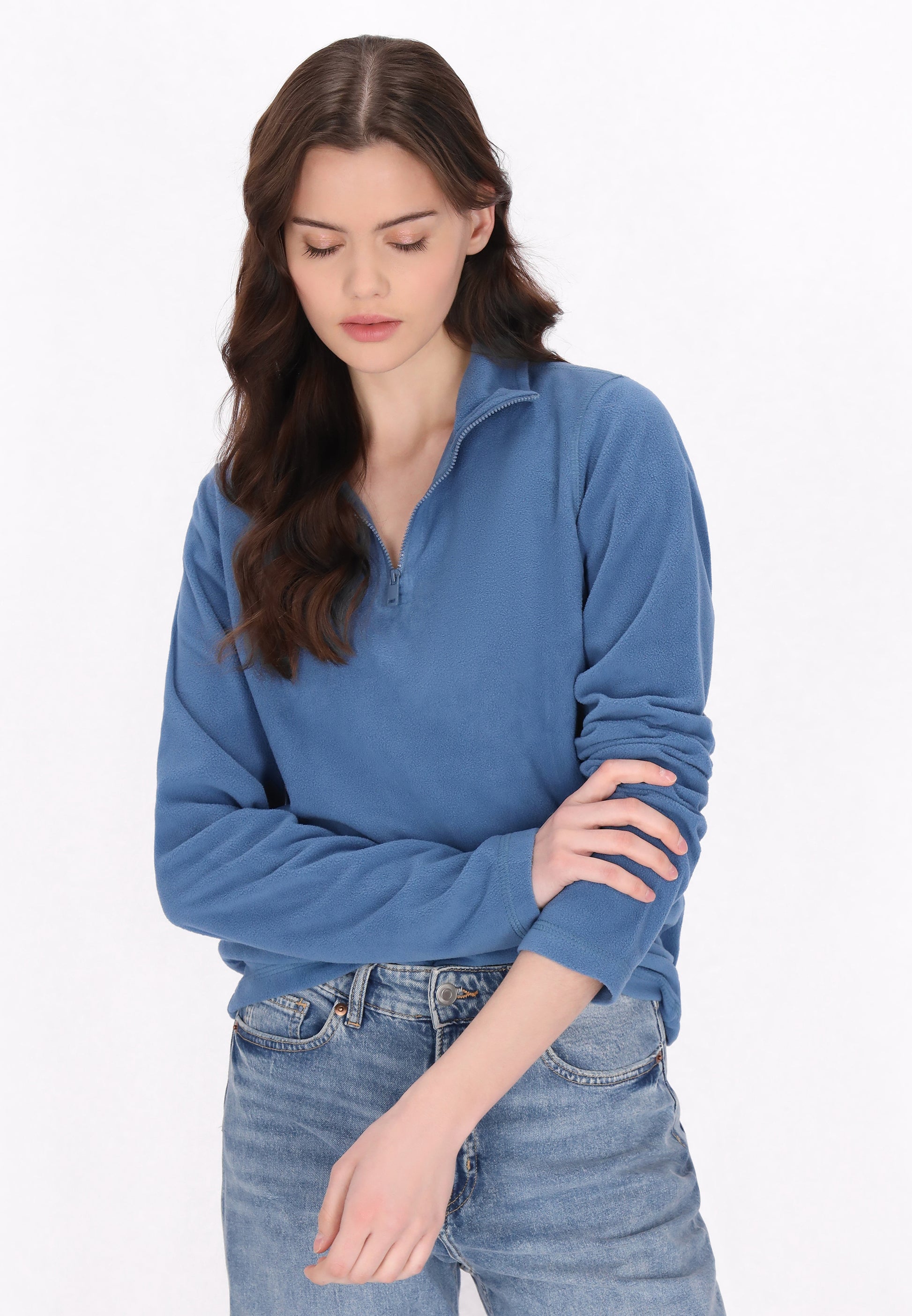 myMo Damen Fleecepullover