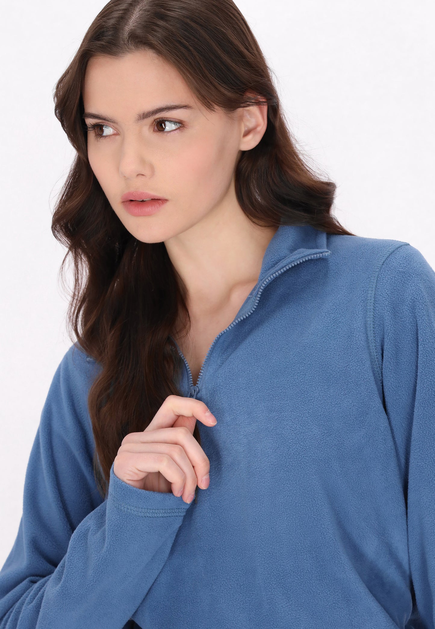 myMo Damen Fleecepullover