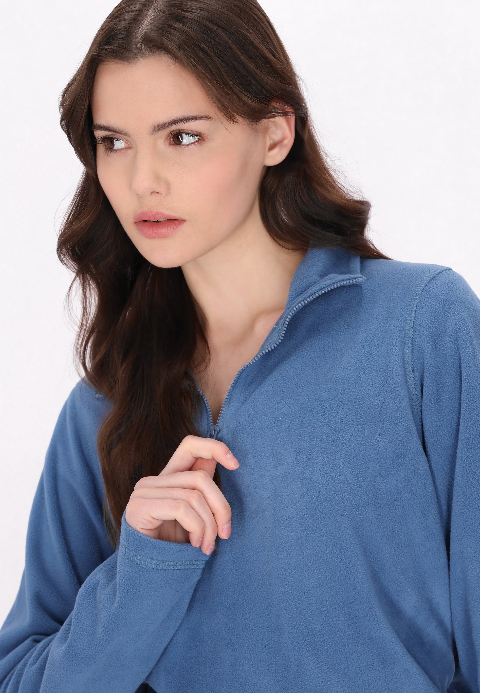 myMo Damen Fleecepullover