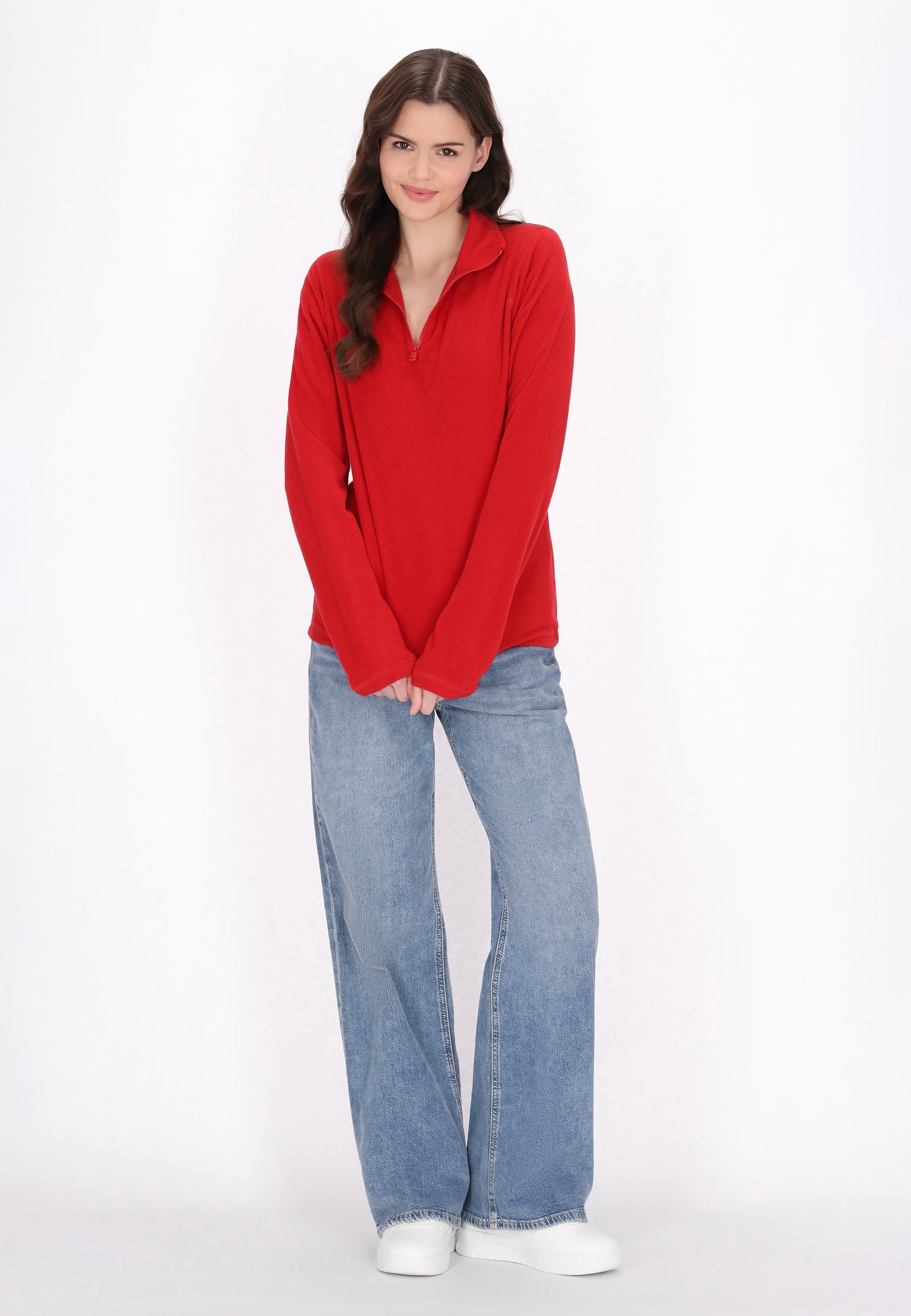 myMo Damen Fleecepullover