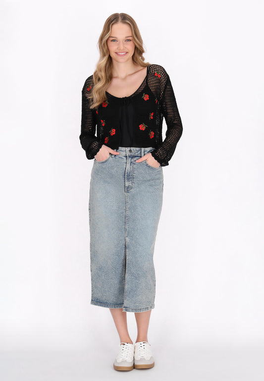 myMo Damen Strickjacke