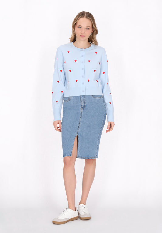 myMo Damen Strickjacke