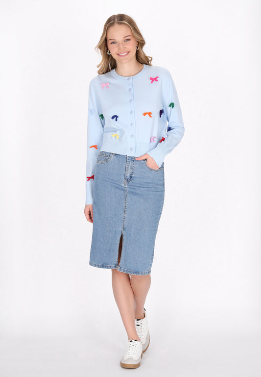 myMo Damen Strickjacke