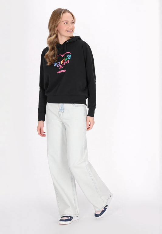 myMo Damen Kapuzenpullover