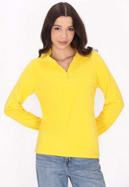 myMo Damen Fleecepullover