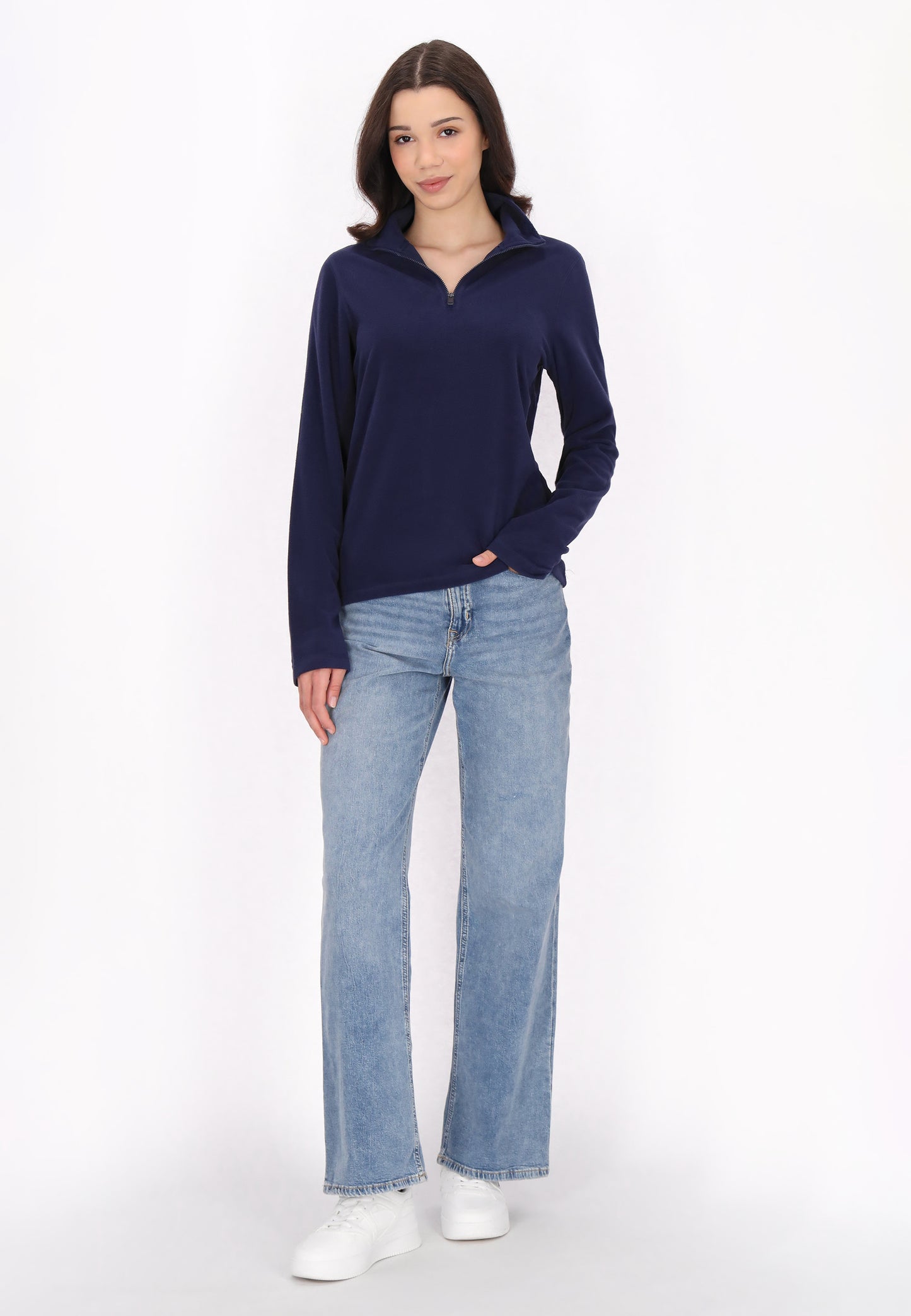 myMo Damen Fleecepullover