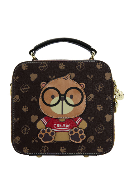 myMo pop Cream Bear Handbag