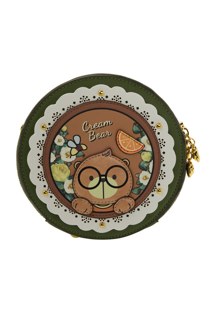 myMo pop Cream Bear Messenger Bag