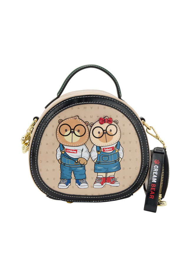myMo pop Cream Bear Handbag