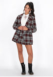 Burgundy Check