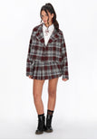 Burgundy Check