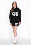 Black White