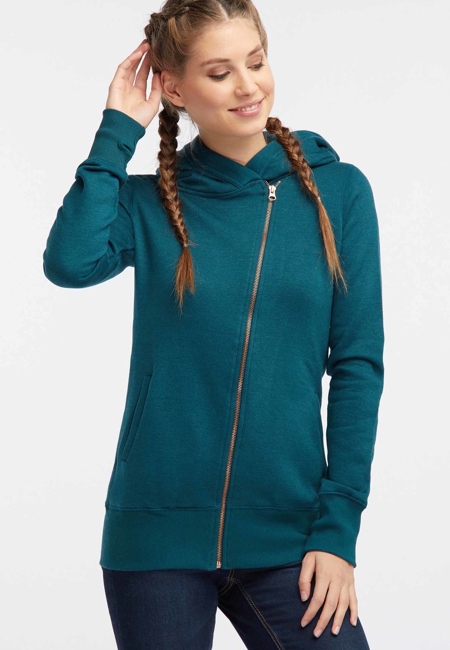 myMo Damen Sweatjacke