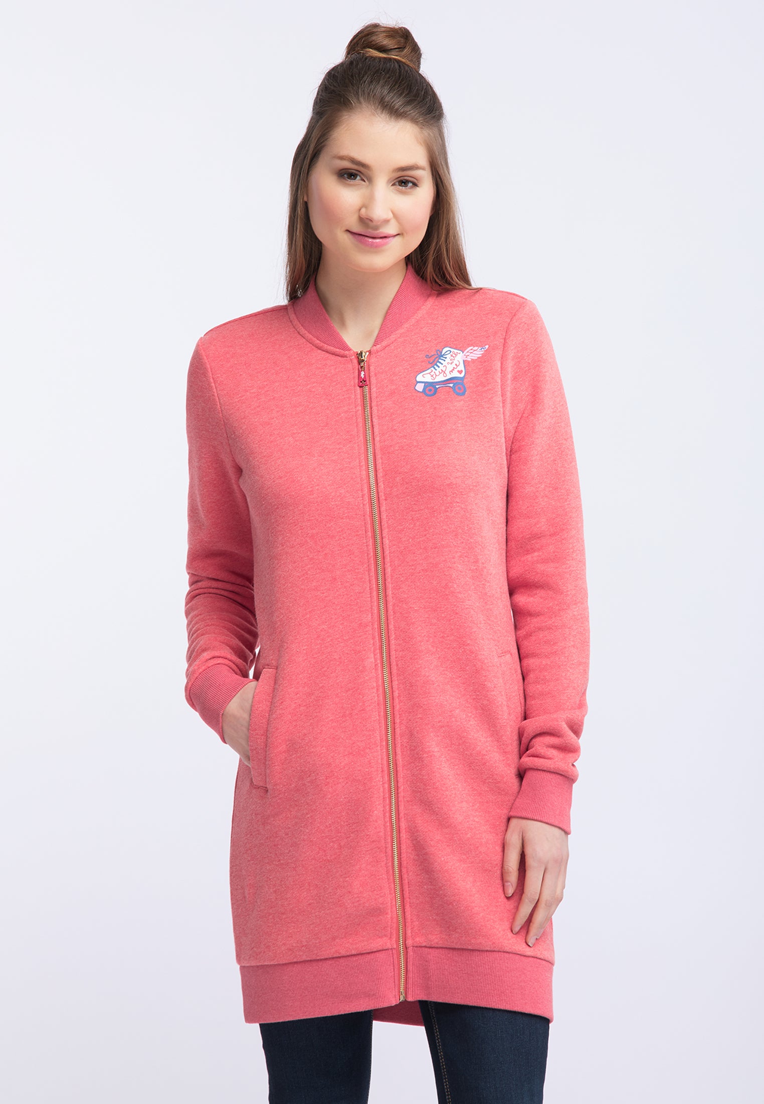 myMo Women's Long Sweat Jacket