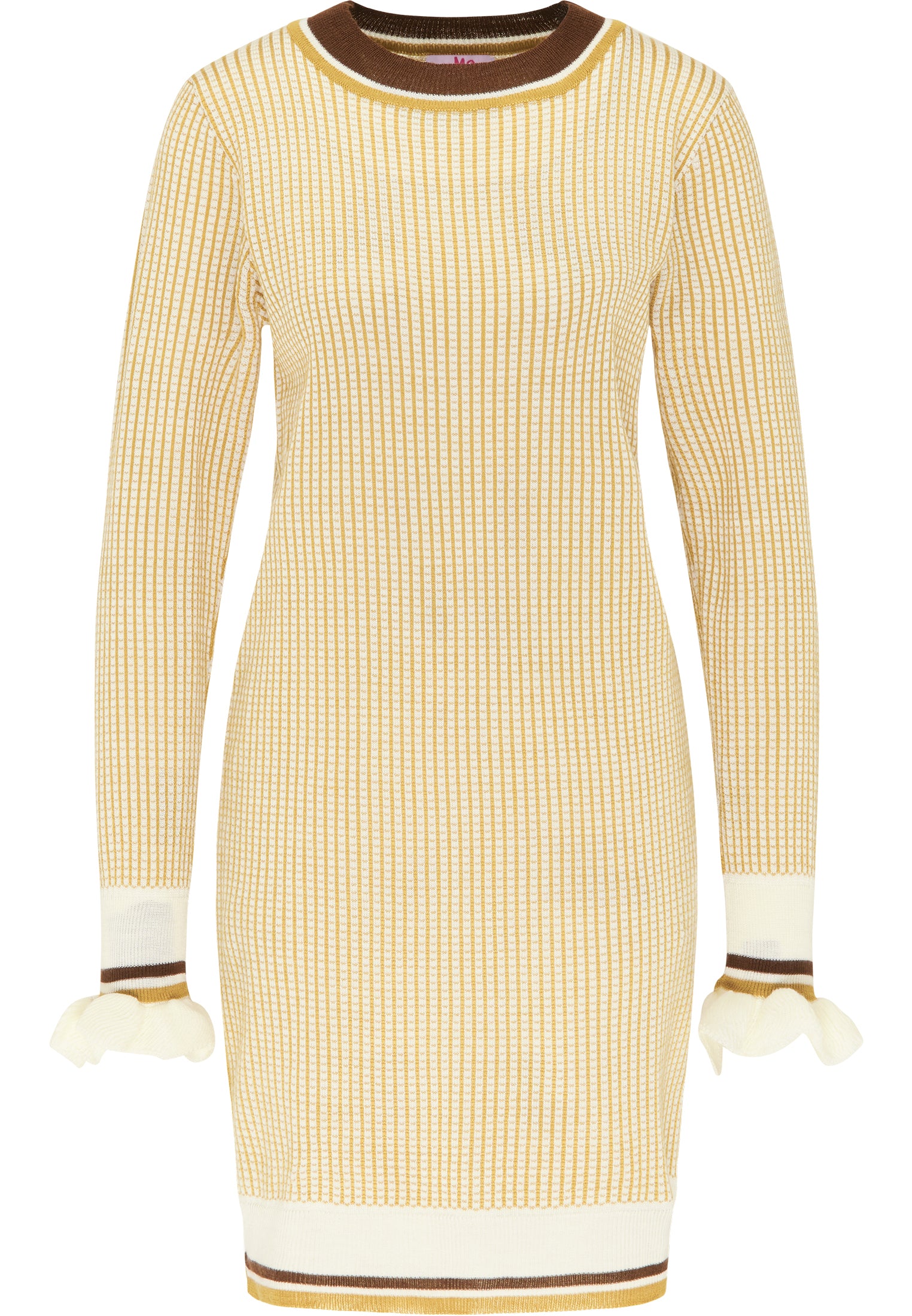 myMo Damen Strick Kleid