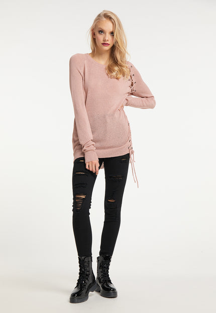 myMo ROCKS Damski Sweter Dzianinowy