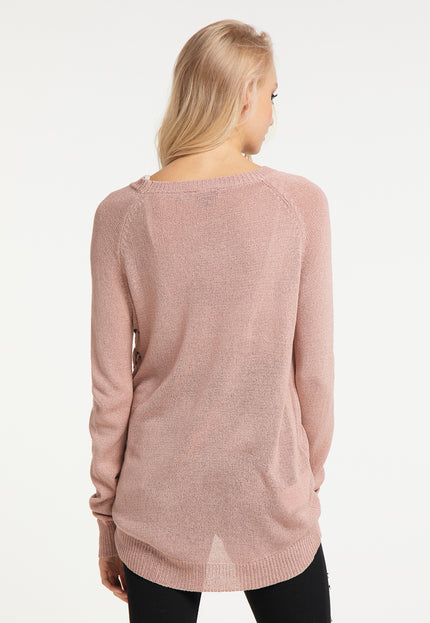 myMo ROCKS Damski Sweter Dzianinowy
